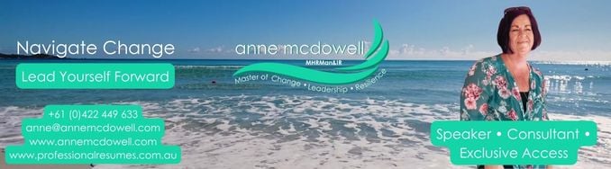 Anne McDowell, Master of Change, Leadership and Resilience